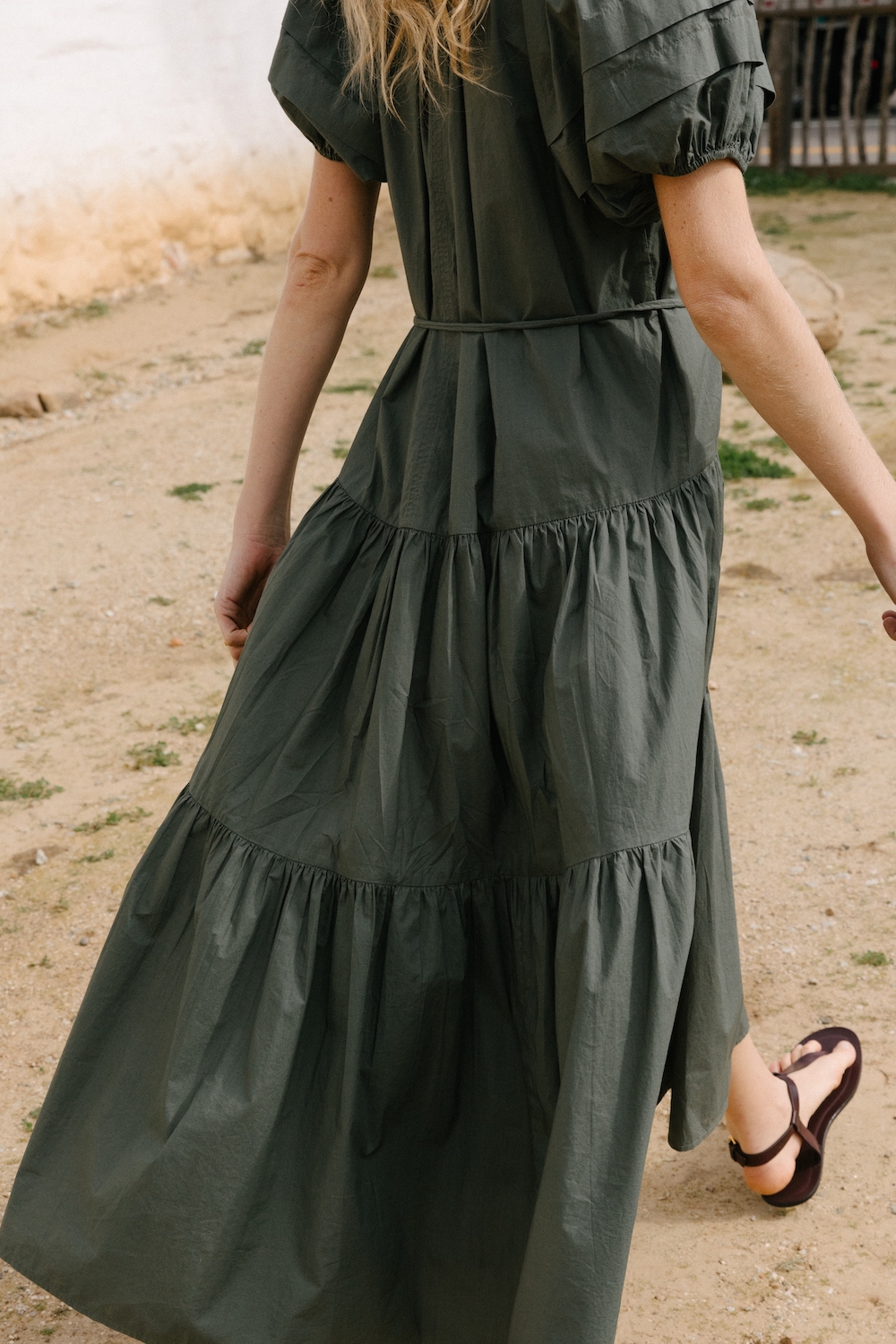 Hanne wears the Uva Romantic Maxi