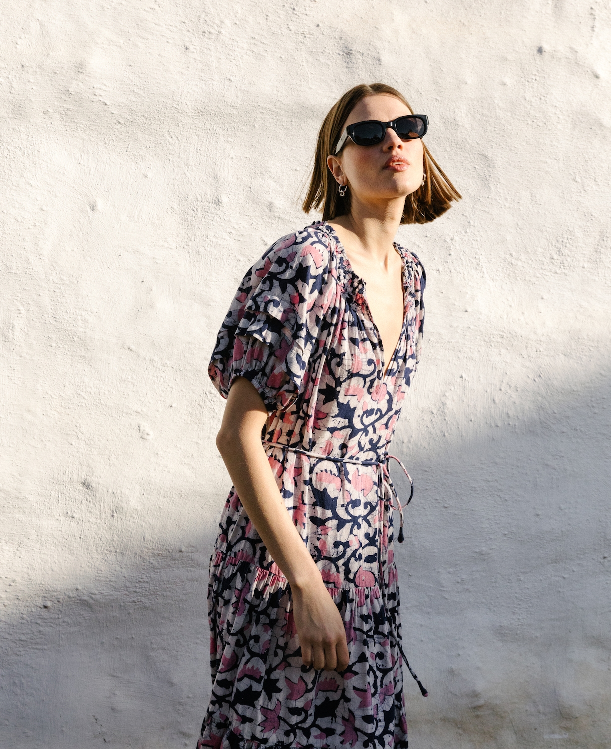 Viktoria wears the Uva Romantic Maxi