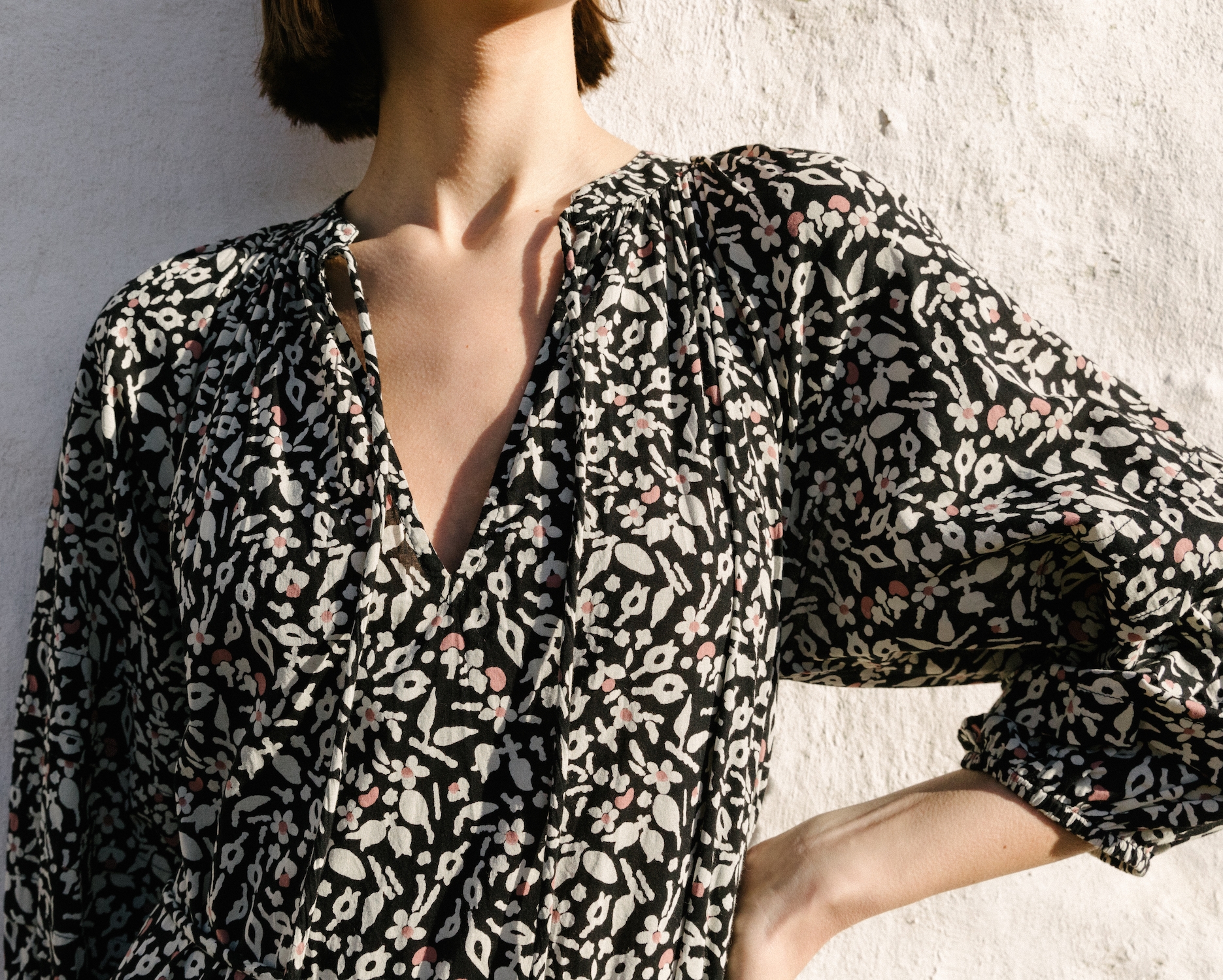 Viktoria wears the Luminile Tier Maxi