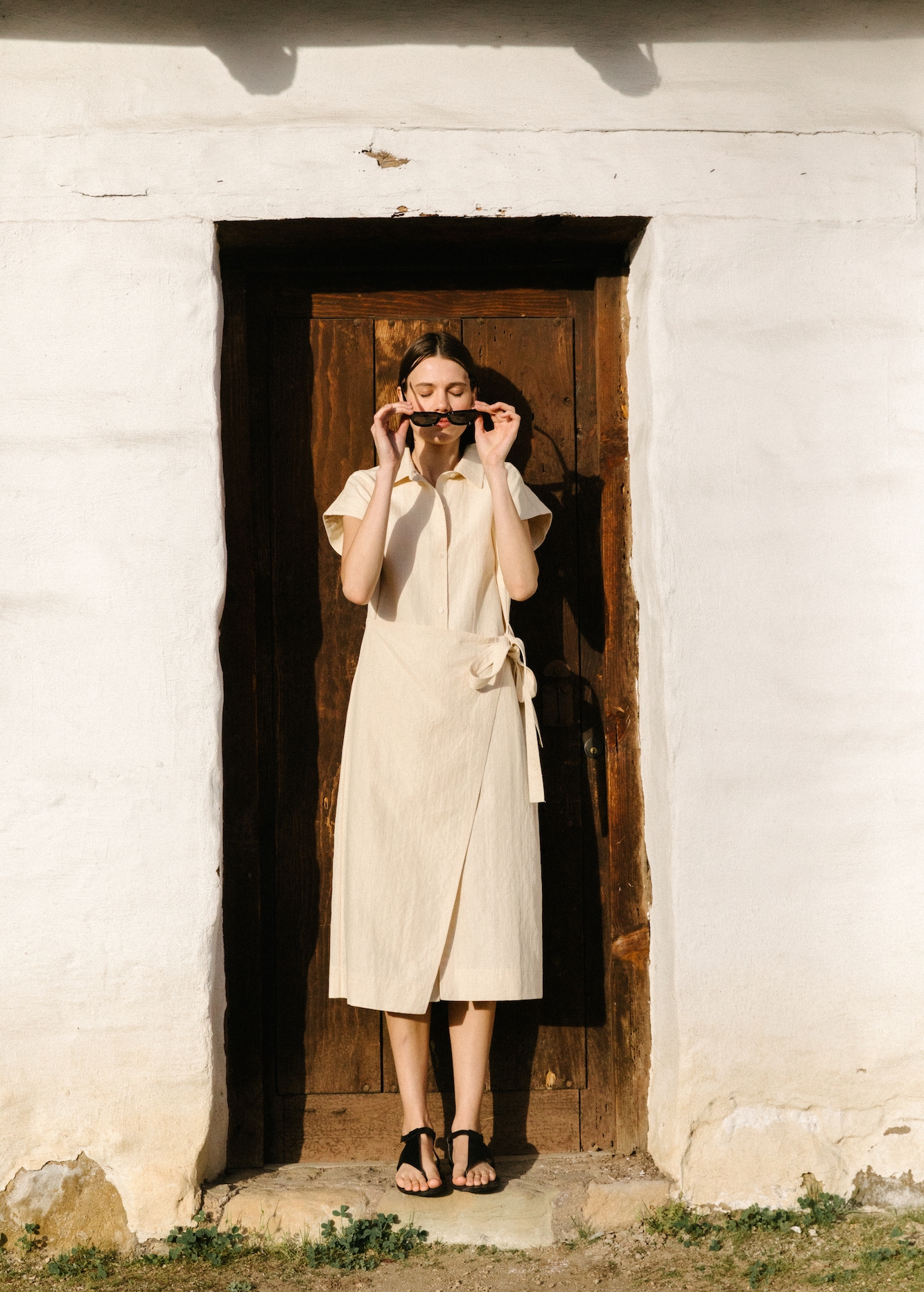 Viktoria wears the Catania Dress