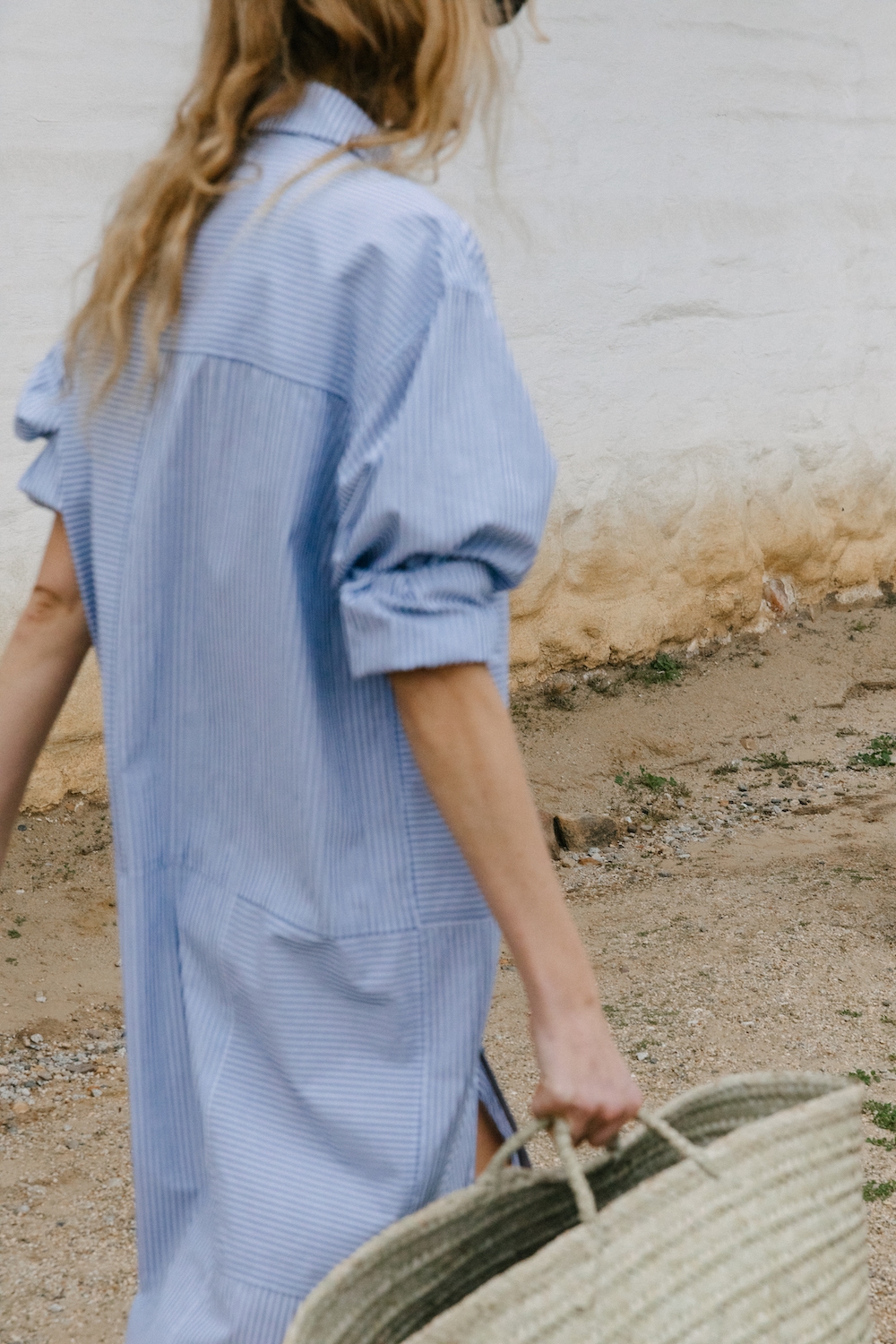 Hanne wears the Alameda Shirt Dress